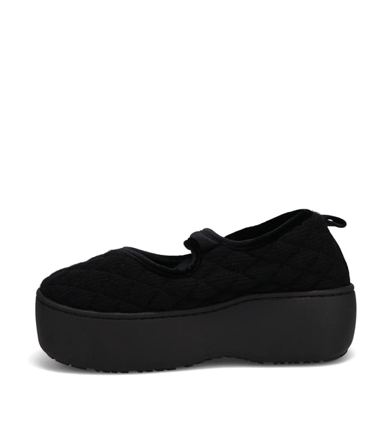 MARY JANE QUILTING PLATFORM SHOES