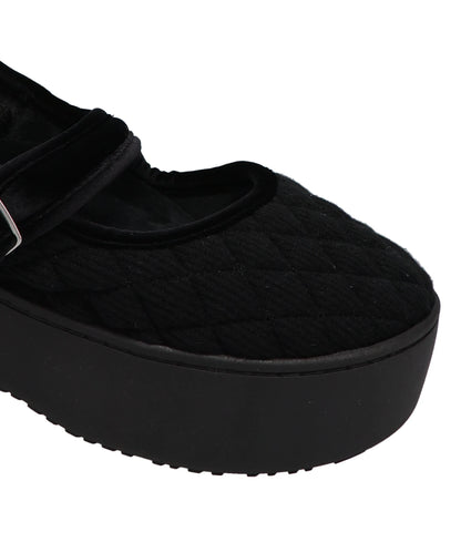 MARY JANE QUILTING PLATFORM SHOES