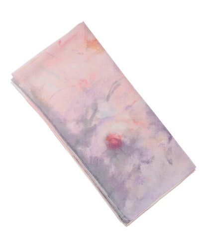 HAND PRINTED SILK SCARF