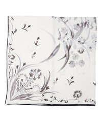 HAND PRINTED SILK SCARF