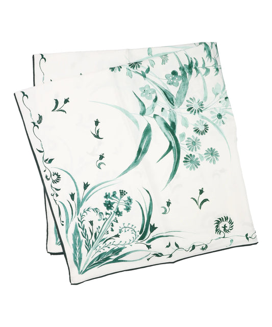 HAND PRINTED SILK SCARF
