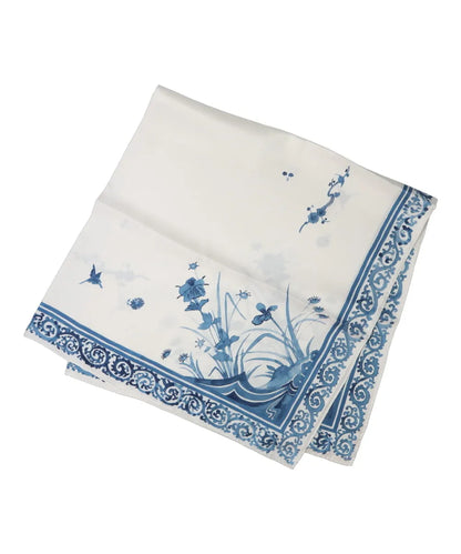 HAND PRINTED SILK SCARF