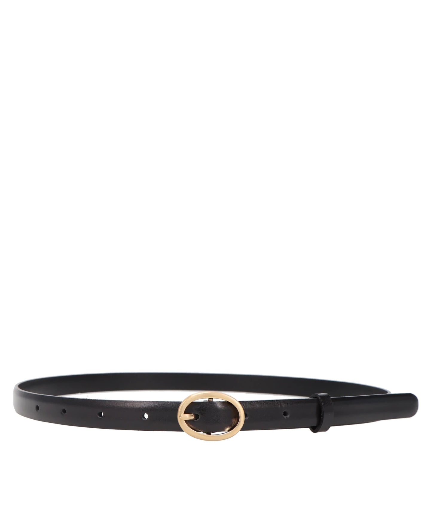 Mame Kurogouchi(マメクロゴウチ) 2026SS COW HIDE LEATHER NARROW BELT