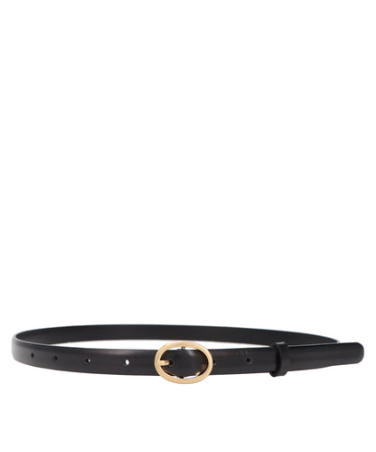 Mame Kurogouchi(マメクロゴウチ) 2026SS COW HIDE LEATHER NARROW BELT