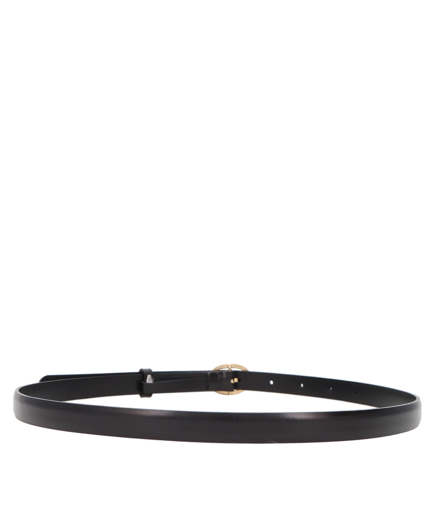 COW HIDE LEATHER NARROW BELT