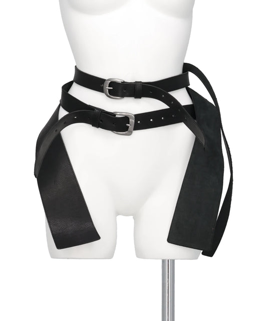 mukcyen(ムッシャン) 2026SS WIDE LAYERED BELT M266AC08