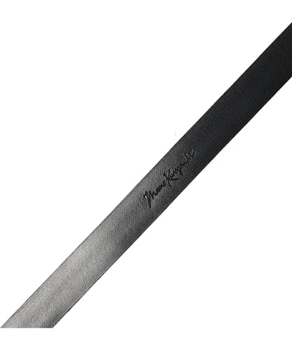 COW HIDE LEATHER NARROW BELT