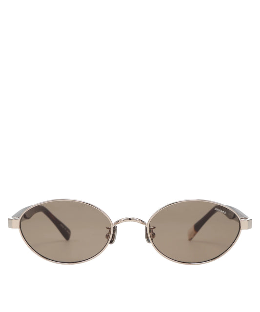FETICO×BLANC METAL OVAL SUNGLASSES- HAVANA FTC262-2011A