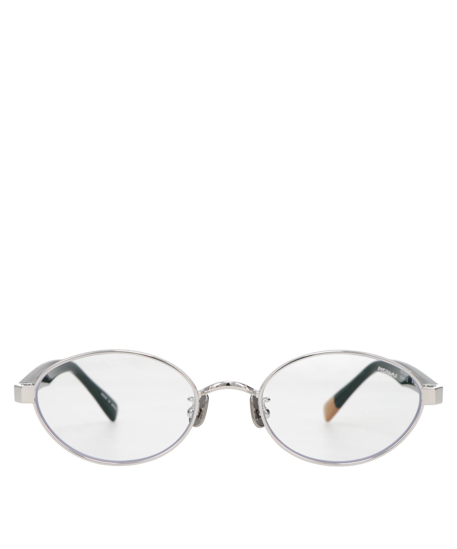 小物 FETICO BLANC L OVAL GLASSES Optical FETICO×BLANC METAL OVAL GLASSES- BLACK – MIDWEST ONLINE STORE