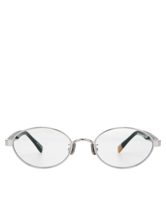 FETICO×BLANC METAL OVAL GLASSES- BLACK