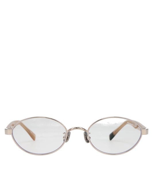 FETICO×BLANC METAL OVAL GLASSES- HAZEL FTC262-2011B