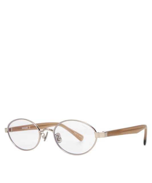 FETICO×BLANC METAL OVAL GLASSES- HAZEL