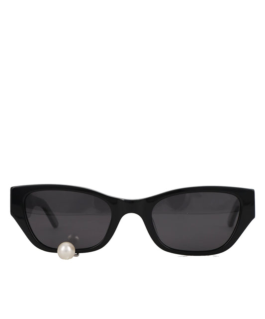 PEARL TEAR CAT-EYE SUNGLASSES