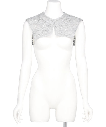 FUMIE=TANAKA(フミエタナカ) 2026SS BATTEN LACE NECK F26S27