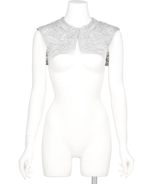 FUMIE=TANAKA(フミエタナカ) 2026SS BATTEN LACE NECK F26S27