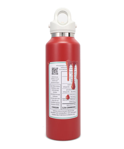 FRIDGE STYLE WATER BOTTLE/MEDIUM- KETCHUP