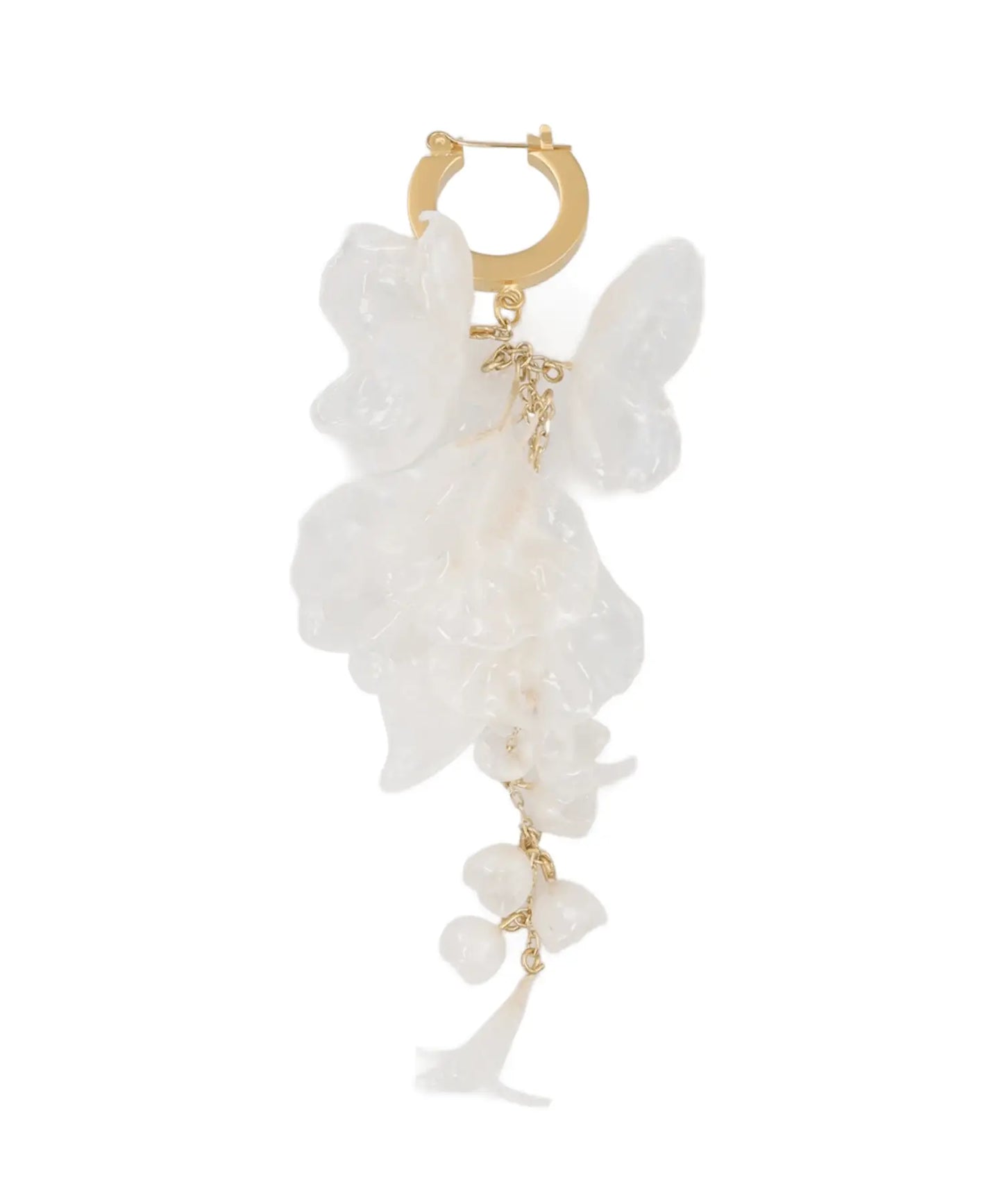 Mame Kurogouchi(マメクロゴウチ) 2026SS FLORAL MOTIF SHORT EARRING MM26SS-AC308