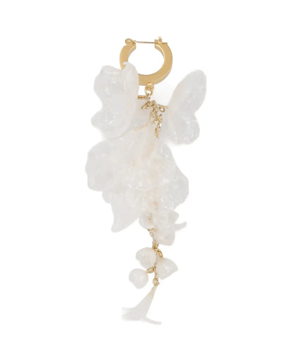 Mame Kurogouchi(マメクロゴウチ) 2026SS FLORAL MOTIF SHORT EARRING MM26SS-AC308