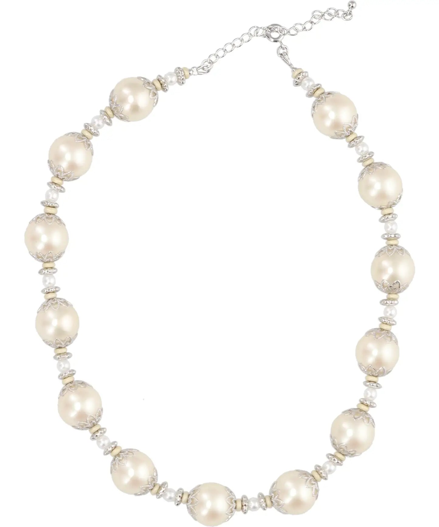 tanakadaisuke(タナカダイスケ) 2026SS METAL BEADS PEARL NECKLACE TD-26SS-AC04