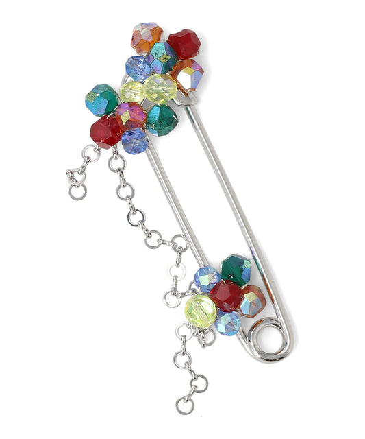 FROZEN BLOOM SHAWL PIN
