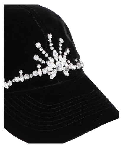 BIJOU TIARA VELVET CAP