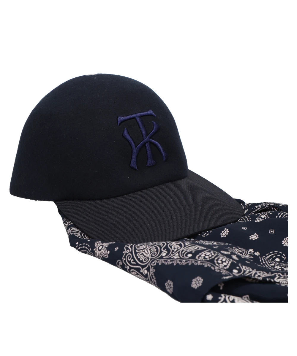 MERINO WOOL FELT DETACHABLE SCARF BB CAP