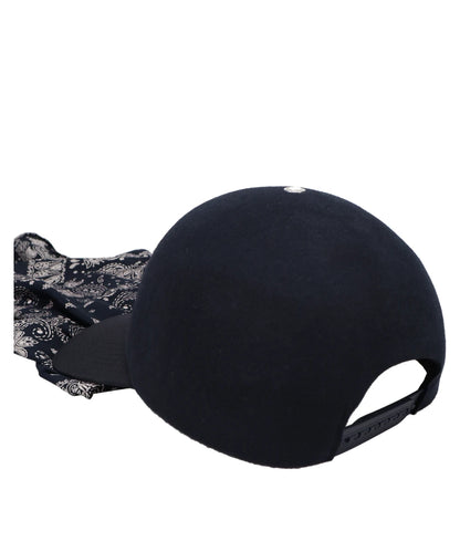 MERINO WOOL FELT DETACHABLE SCARF BB CAP