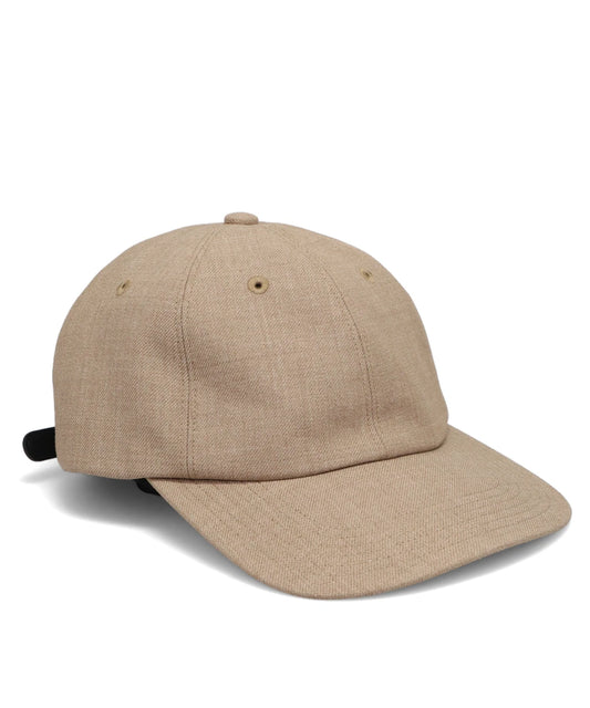 WOOL POLY GABA 6PANEL CAP