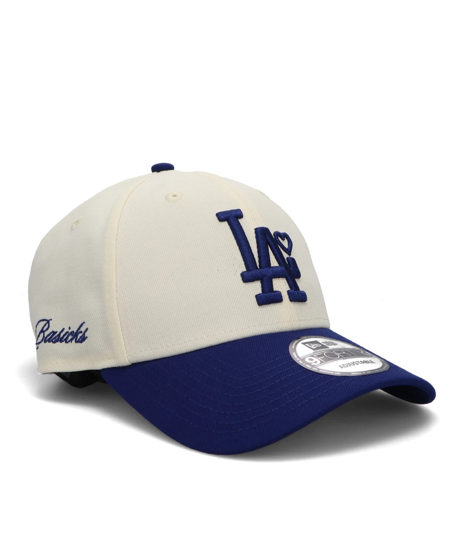 BASICKS(ベーシックス)x NEWERA DODGERS CAP BLUWHT