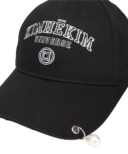 PEARL PIERCED BASEBALL CAP