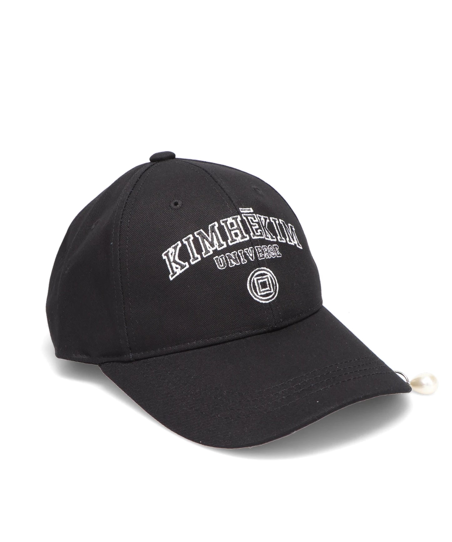 KIMHEKIM(キムヘキム) PEARL PIERCED BASEBALL CAP