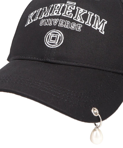 PEARL PIERCED BASEBALL CAP