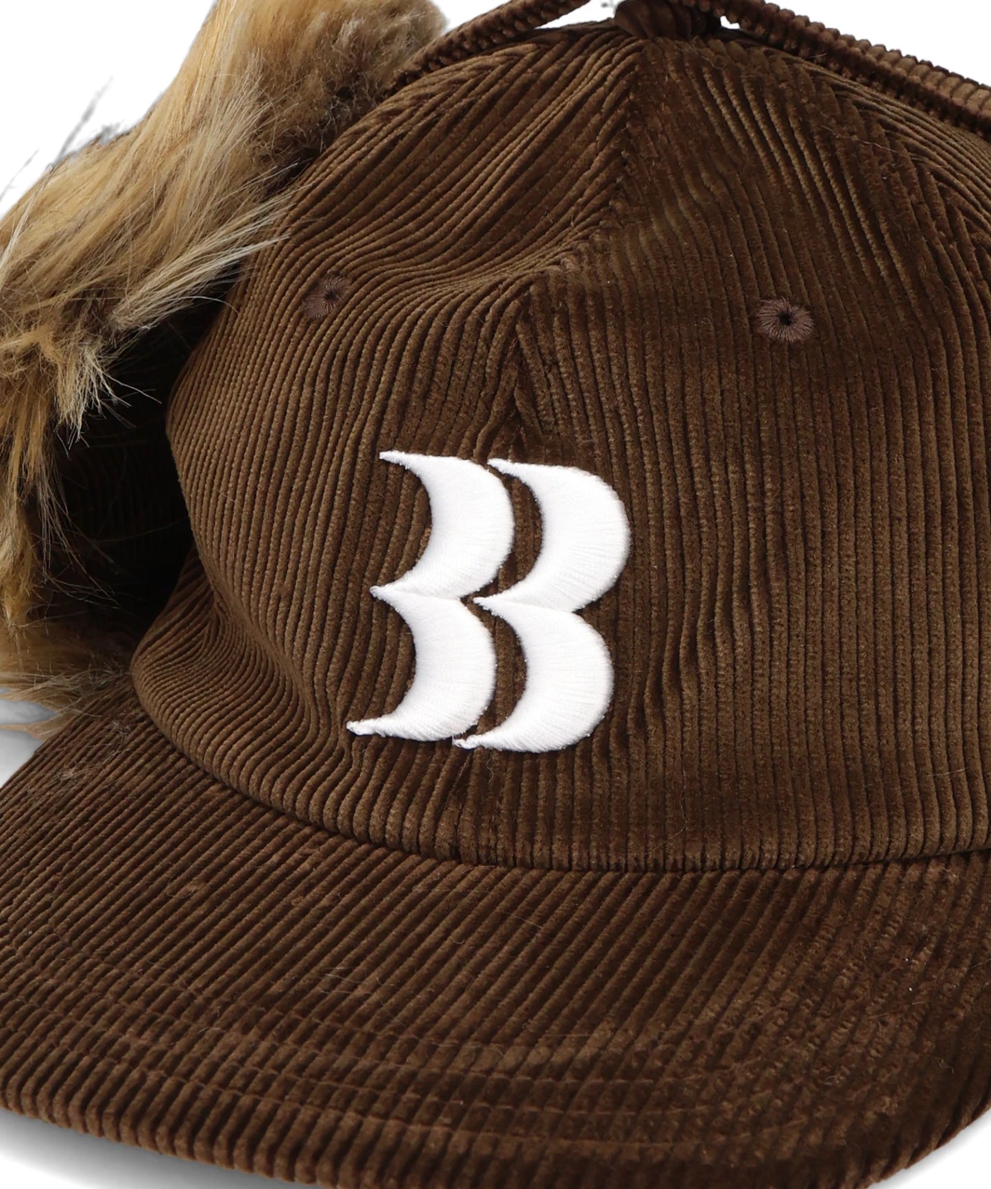 CORDUROY BB LOGO FLIGHT CAP