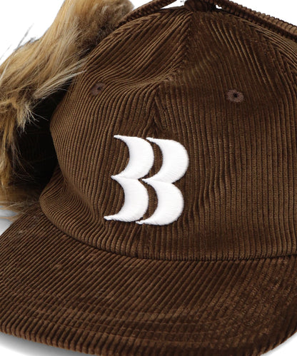 CORDUROY BB LOGO FLIGHT CAP