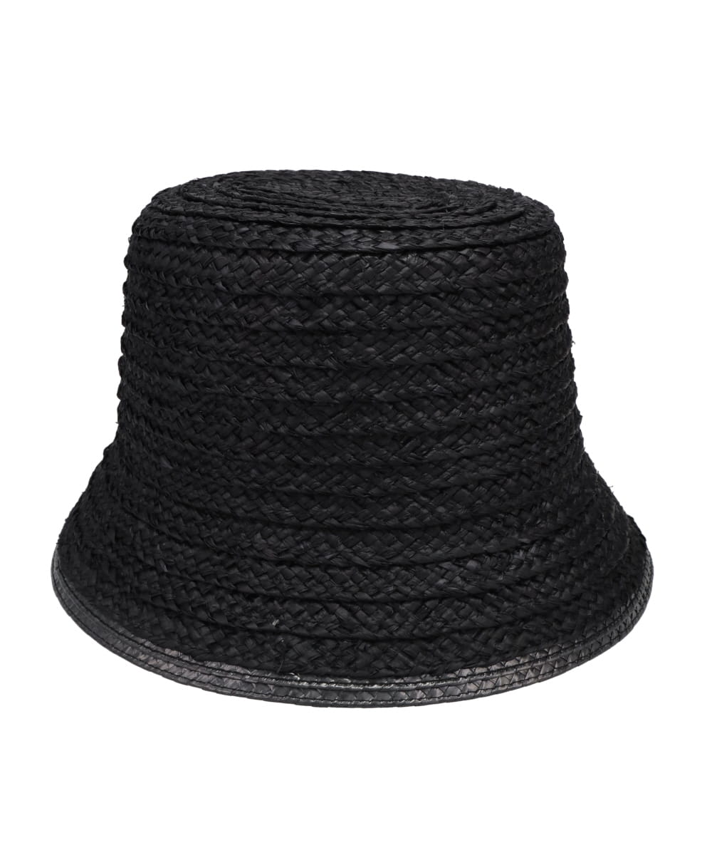 RAFFIA BUCKET HAT