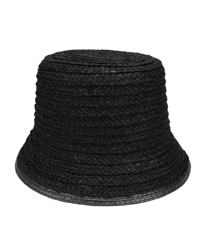 RAFFIA BUCKET HAT