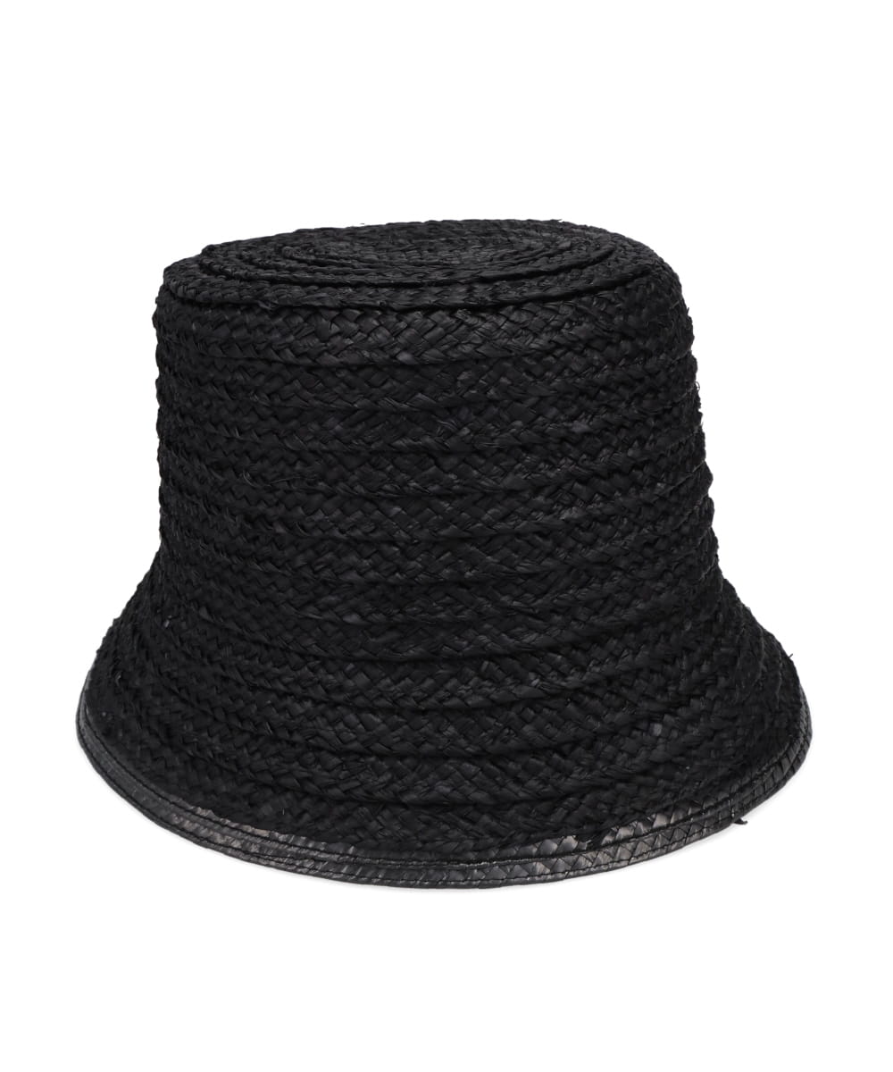RAFFIA BUCKET HAT