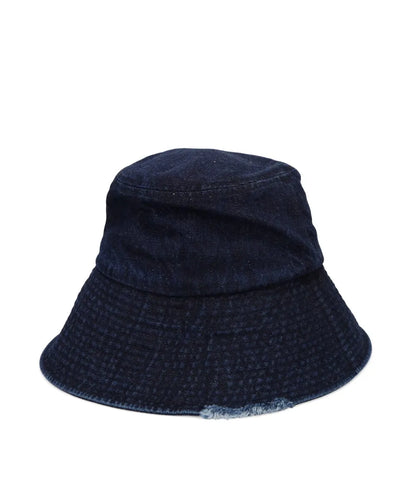COTTON HEMP DENIM BUCKET HAT