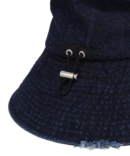 COTTON HEMP DENIM BUCKET HAT