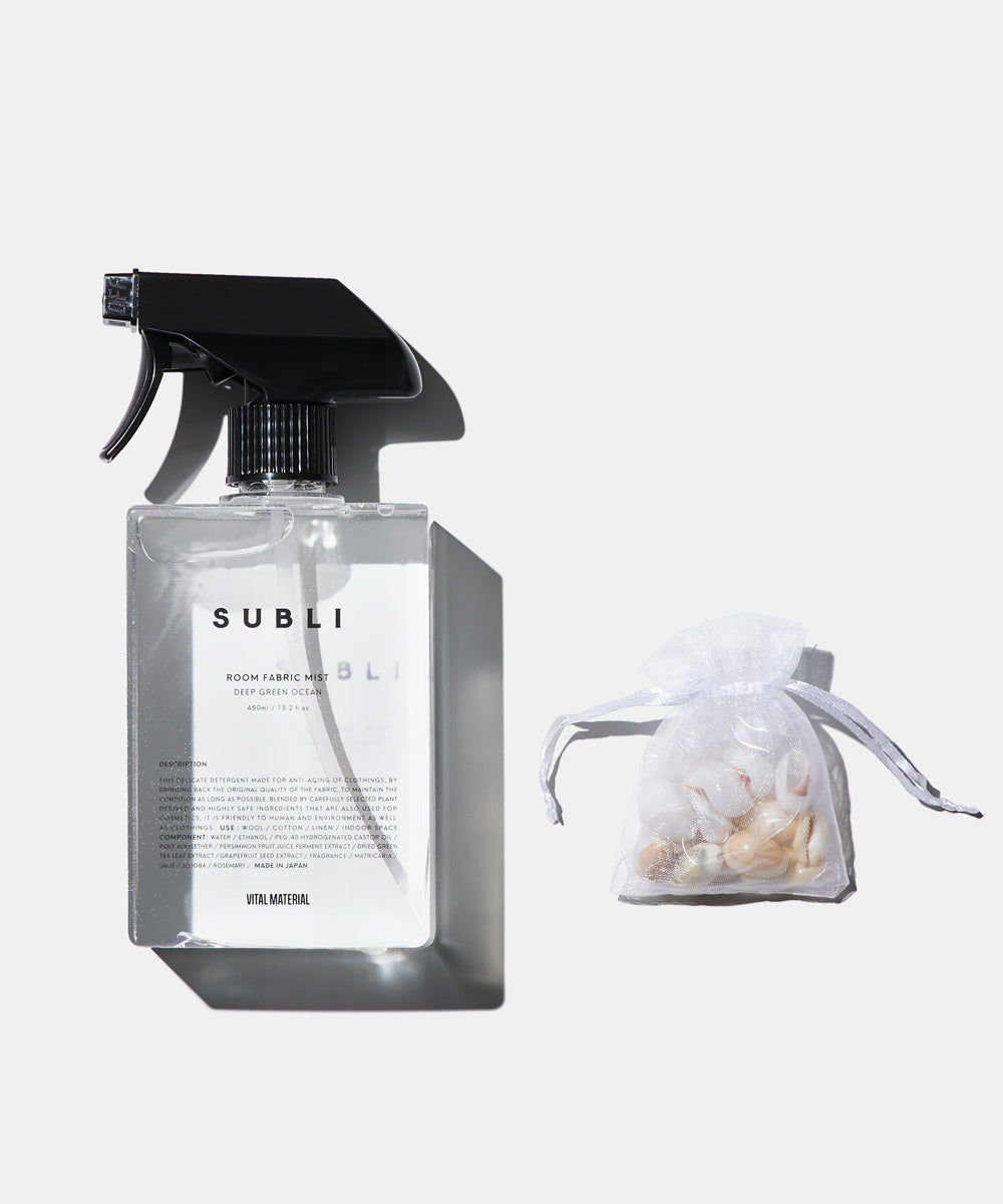 ルームファブリックミスト ディープグリーン(貝殻)