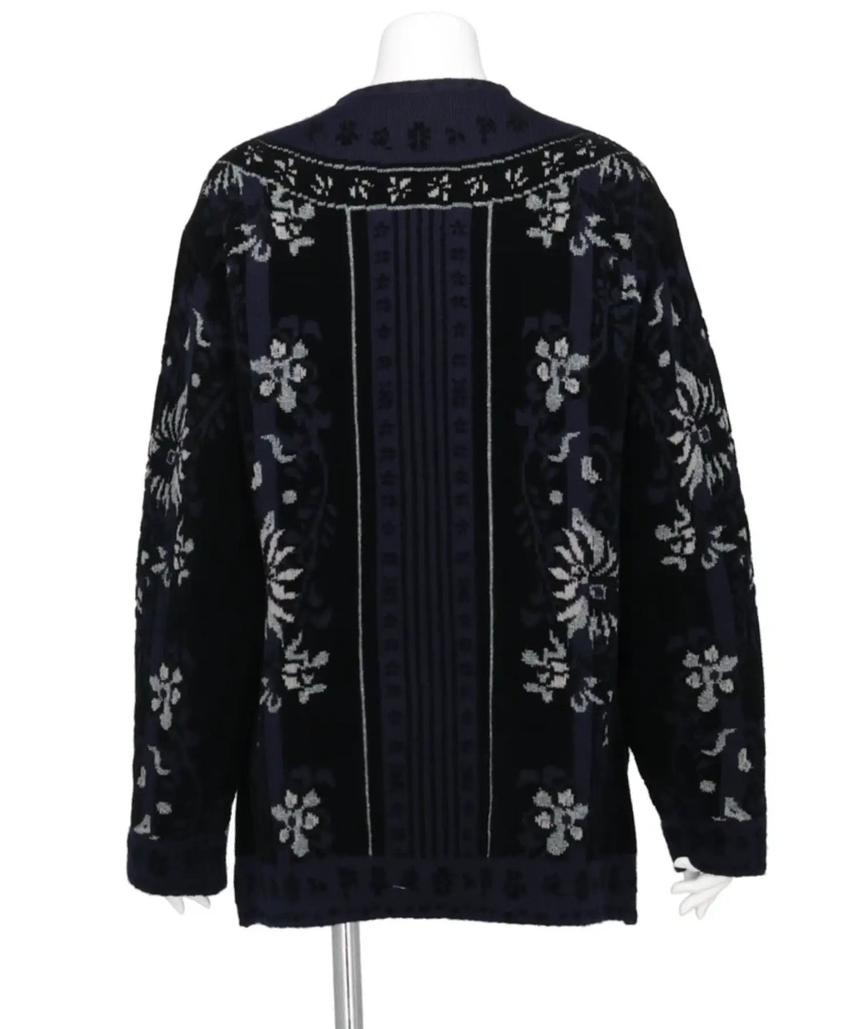 FLORAL ARABESQUE KNIT JACKET