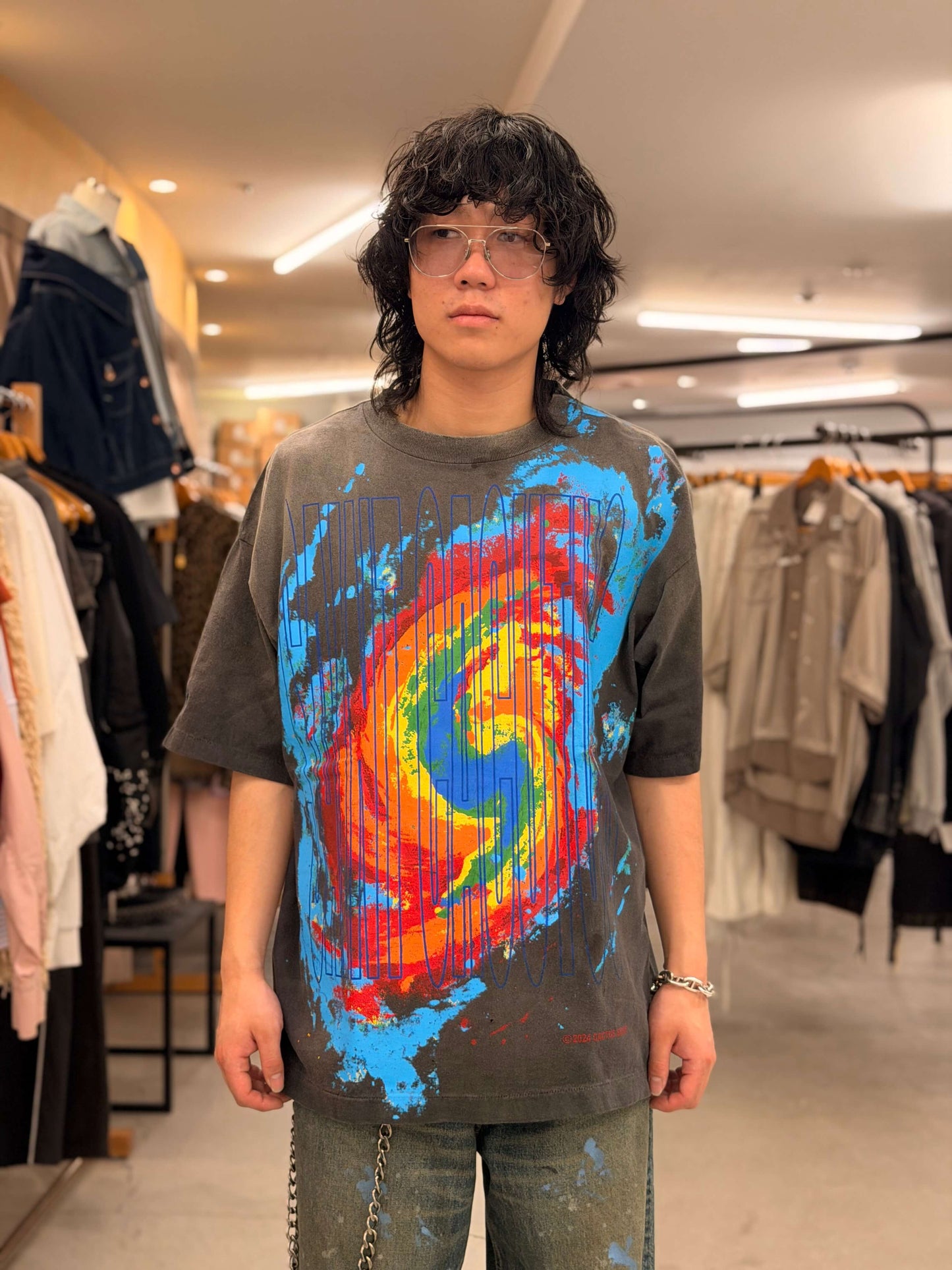 SAINT Mxxxxxx・cactus plant flea market ANGRY LV GD CP_SS TEE