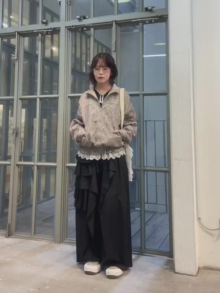 tanakadaisuke(タナカダイスケ) 2026SS DOILY LACE SQUARE SHOULDER