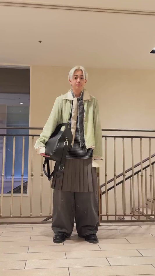 COMBINED PLEATS SKIRT× CARGO SKIRT