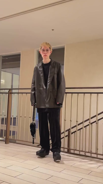 PALACE TILES QUILTED DRAWSTRING BAG