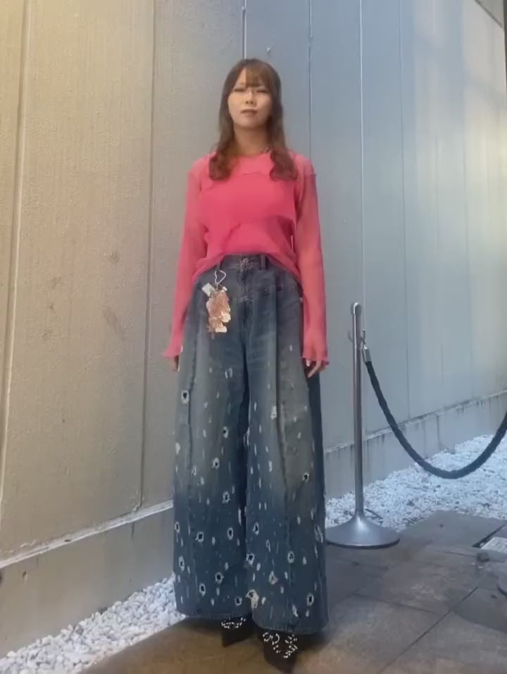 Chika Kisada(チカキサダ) 2026SS DISTRESSED JEANS CP-26063