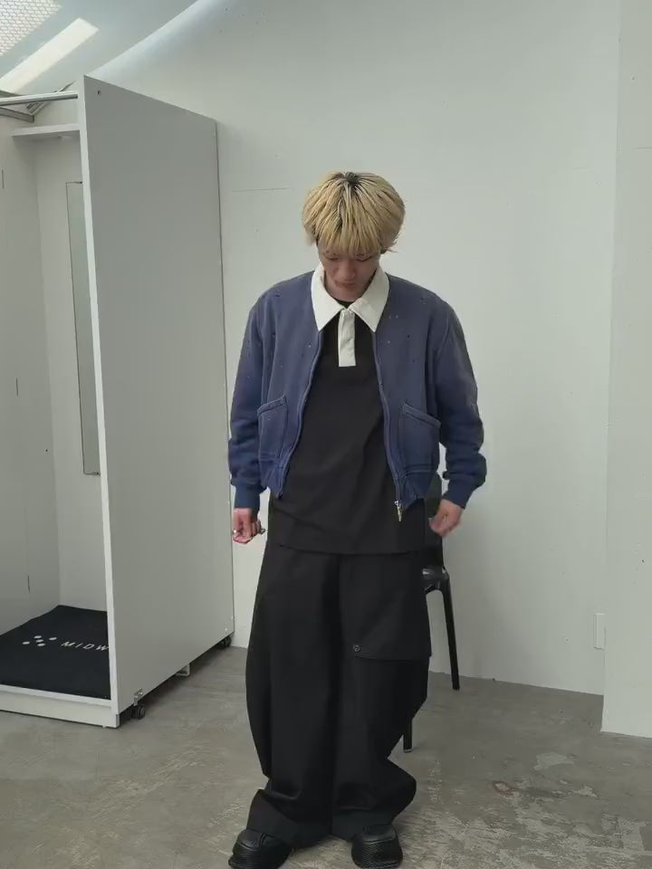 VIVIANO(ヴィヴィアーノ) 2026SS RIBBON COLLAR S/S SHIRT *VM-SS26