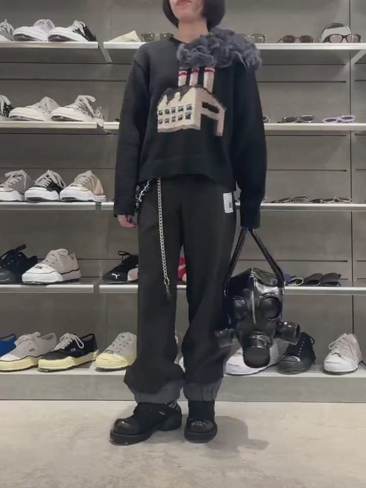 GAS MASK LEATHER HANDBAG