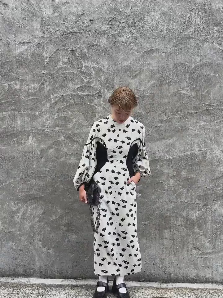 Mame Kurogouchi(マメクロゴウチ) 2026AW DOUBLE LAYERED FLORAL