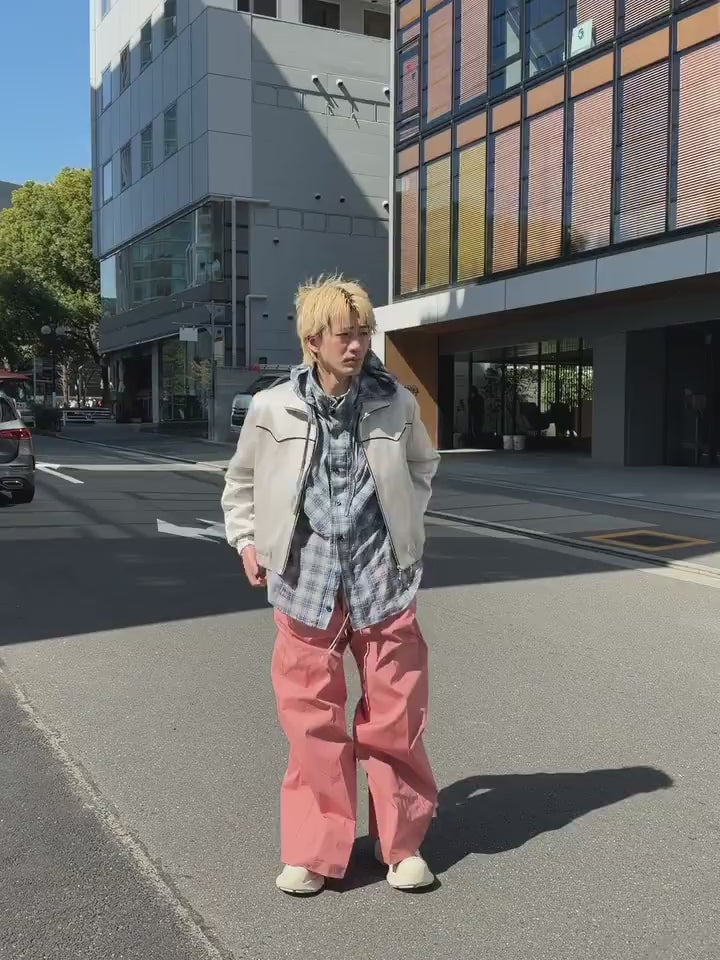 DAIRIKU(ダイリク) 2026SS COTTON CHECK HOODIE WORK SHIRT 26SS-SH1